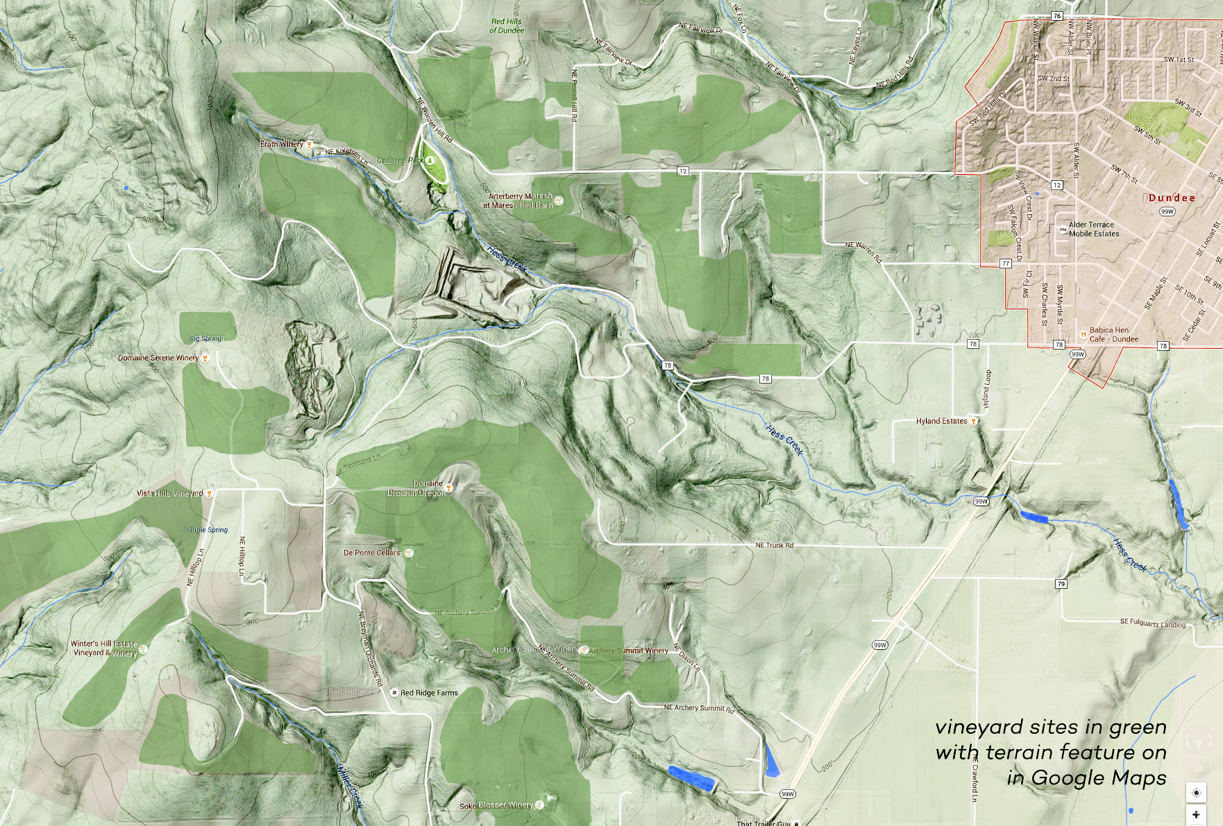 Dundee-Hills-AVA-vineyard-areas-terrain-slopes